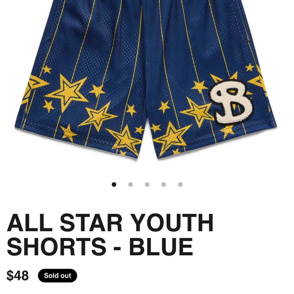 Youth Shorts - Blue